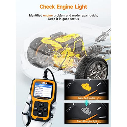 OBDII Scanner: ANCEL AD410 Enhanced OBD2 Code Reader – Close-up Detail