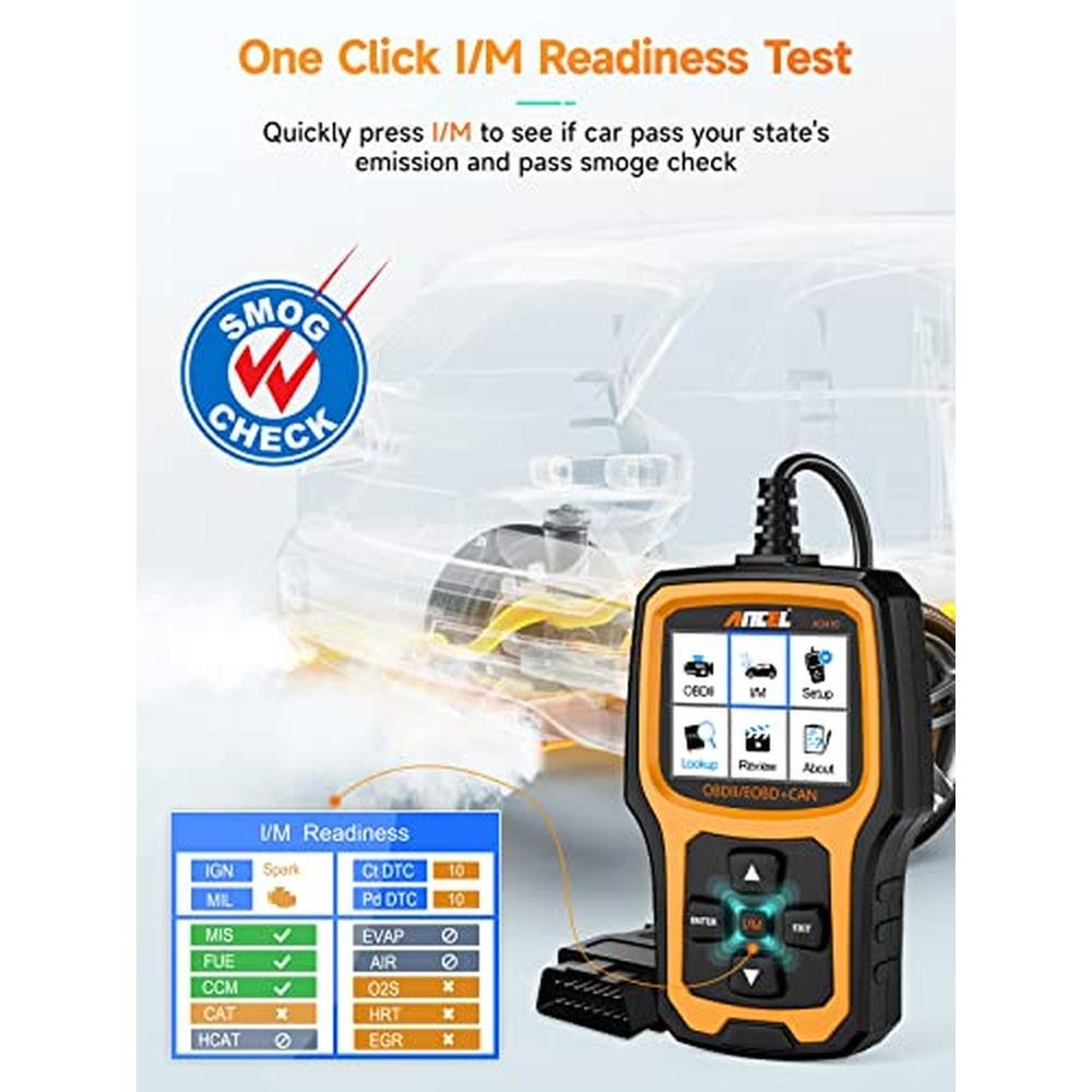 OBDII Scanner: ANCEL AD410 Enhanced OBD2 Code Reader – In Use