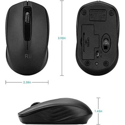 Wireless Mouse: Rii 2.4G Portable Computer Mouse for PC – Close-up Detail