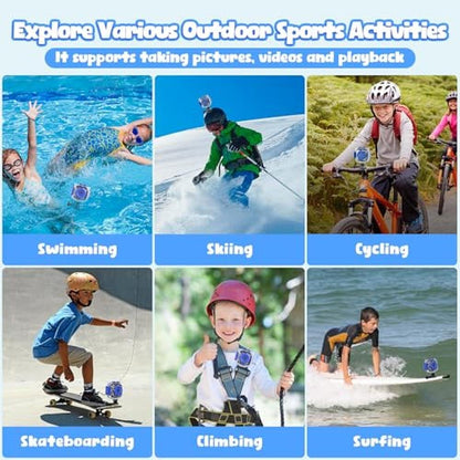 Premium Waterproof Kids Camera with Projector and Printer – Close-up Detail