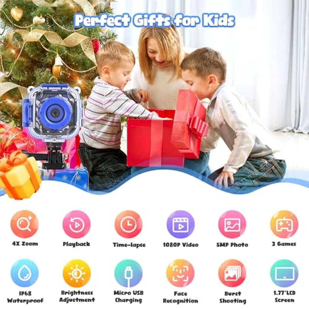 Premium Waterproof Kids Camera with Projector and Printer – Packaging