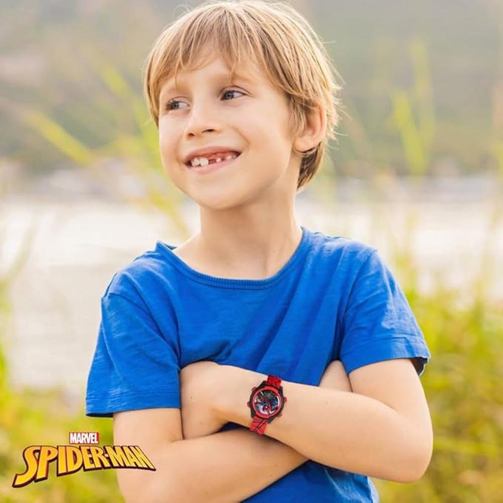 Spider Man: Marvel Kids Digital Watch Interactive Features – In Use
