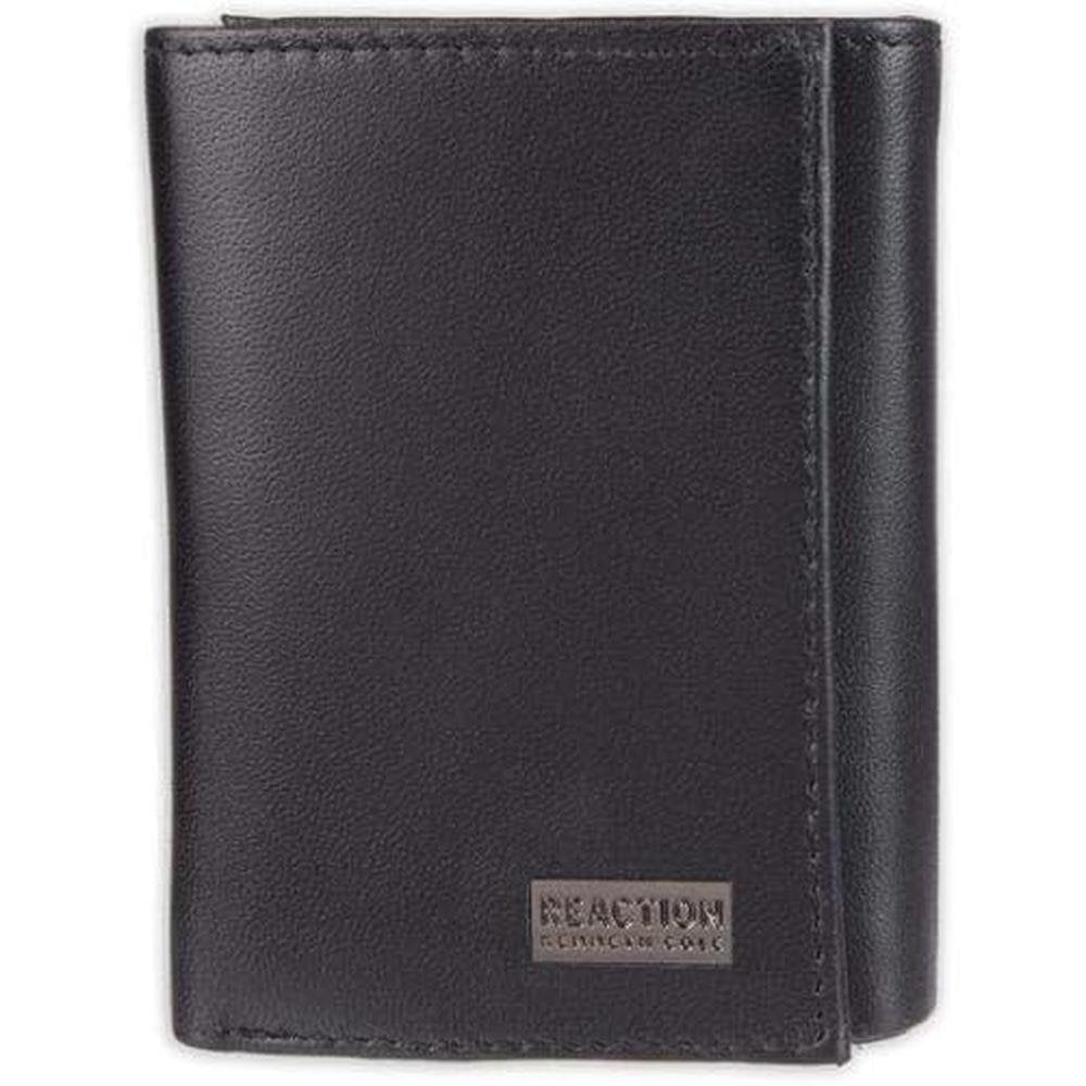 Kenneth Cole Men's Wallet: RFID Leather Slim Trifold with – Front View