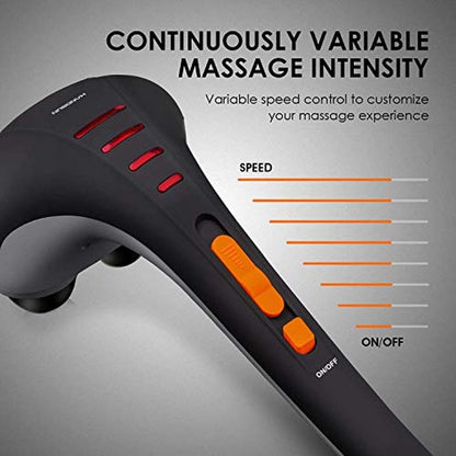 HANGSUN Handheld Neck Back Massager MG400 – Side View