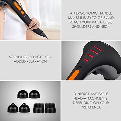 HANGSUN Handheld Neck Back Massager MG400 – In Use