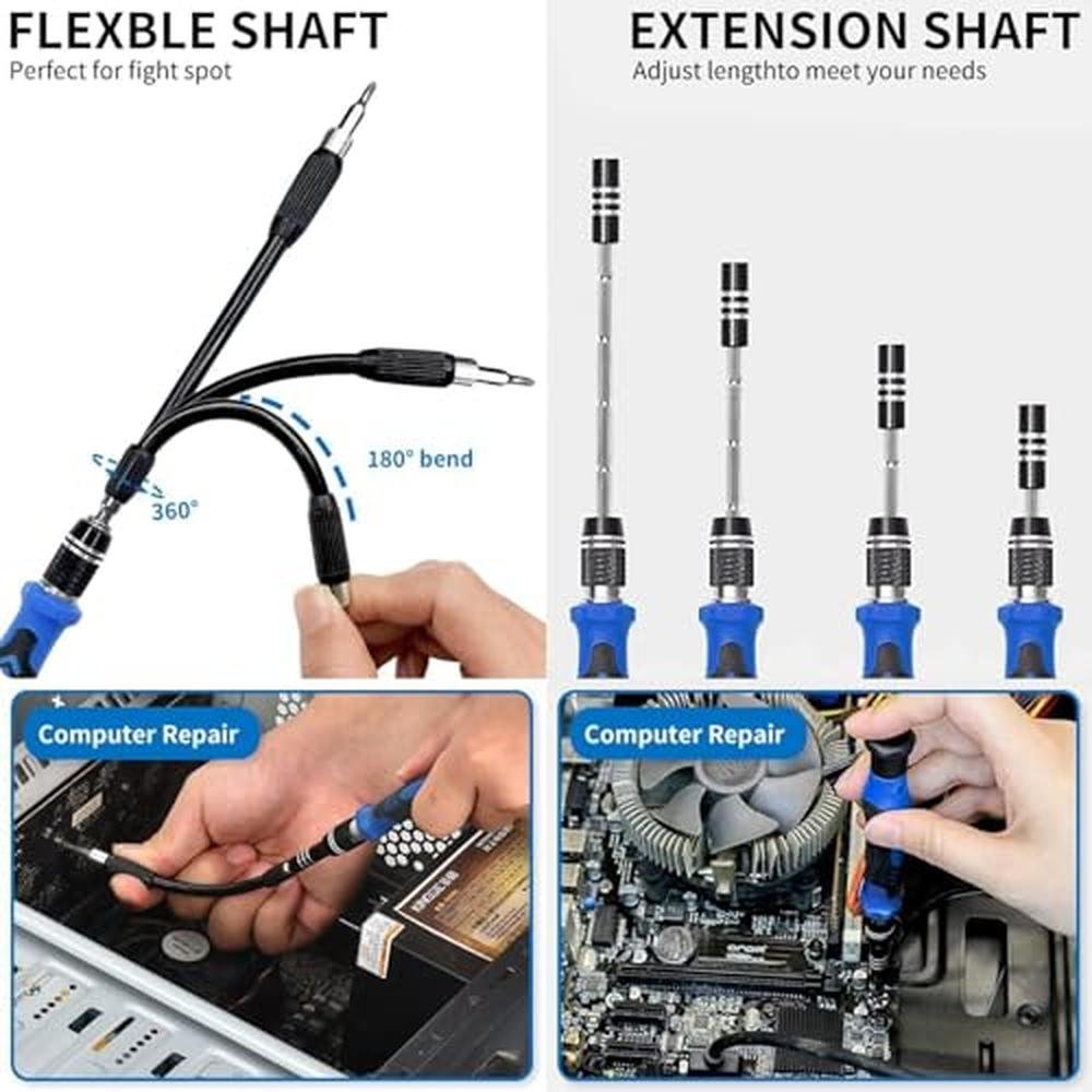 Screwdriver Set: UnaMela 80-in-1 Professional Computer – Close-up Detail