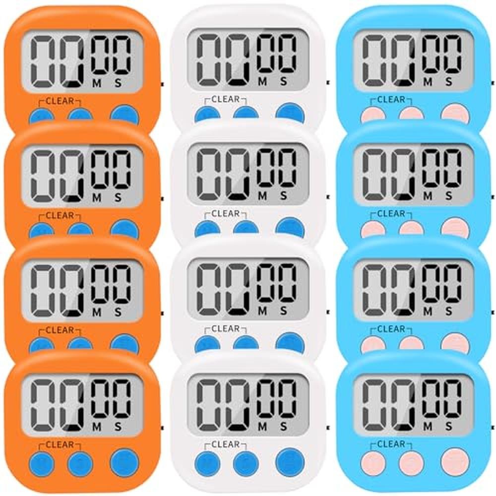 High-End Small Digital Kitchen Timers – Front View