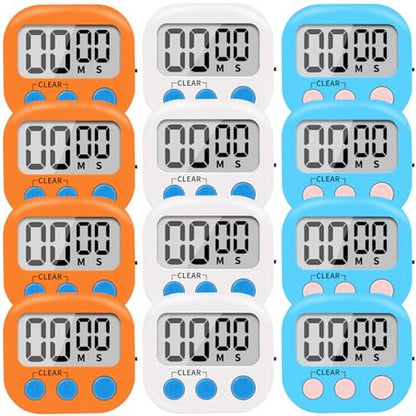 High-End Small Digital Kitchen Timers – Front View