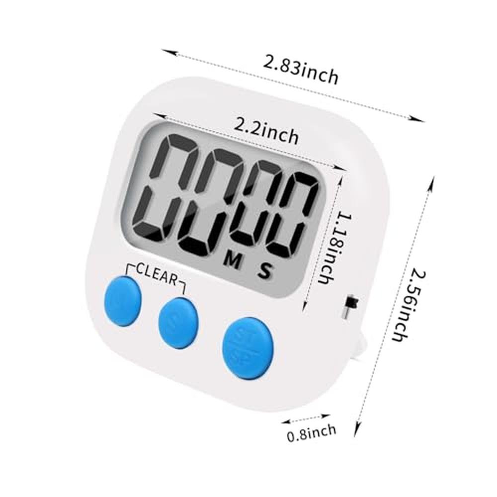 High-End Small Digital Kitchen Timers – In Use