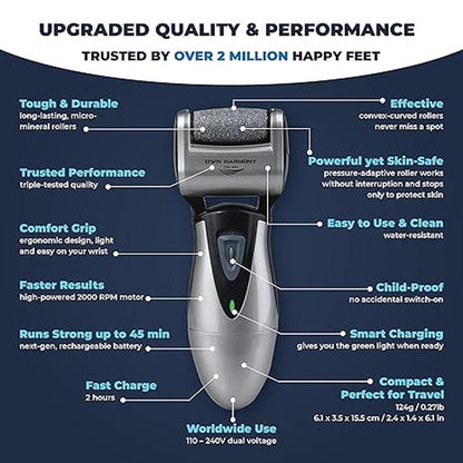Electric Callus Remover: Own Harmony CR900 Rechargeable – In Use