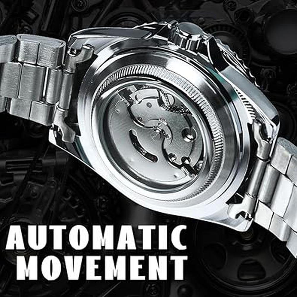 Mastop Watches: Mastop Men Automatic Mechanical Full Steel – In Use