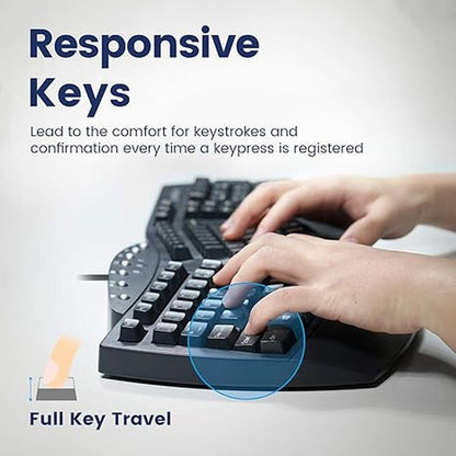 Ergonomic Perixx: Perixx Periboard-512 Ergonomic Split – In Use
