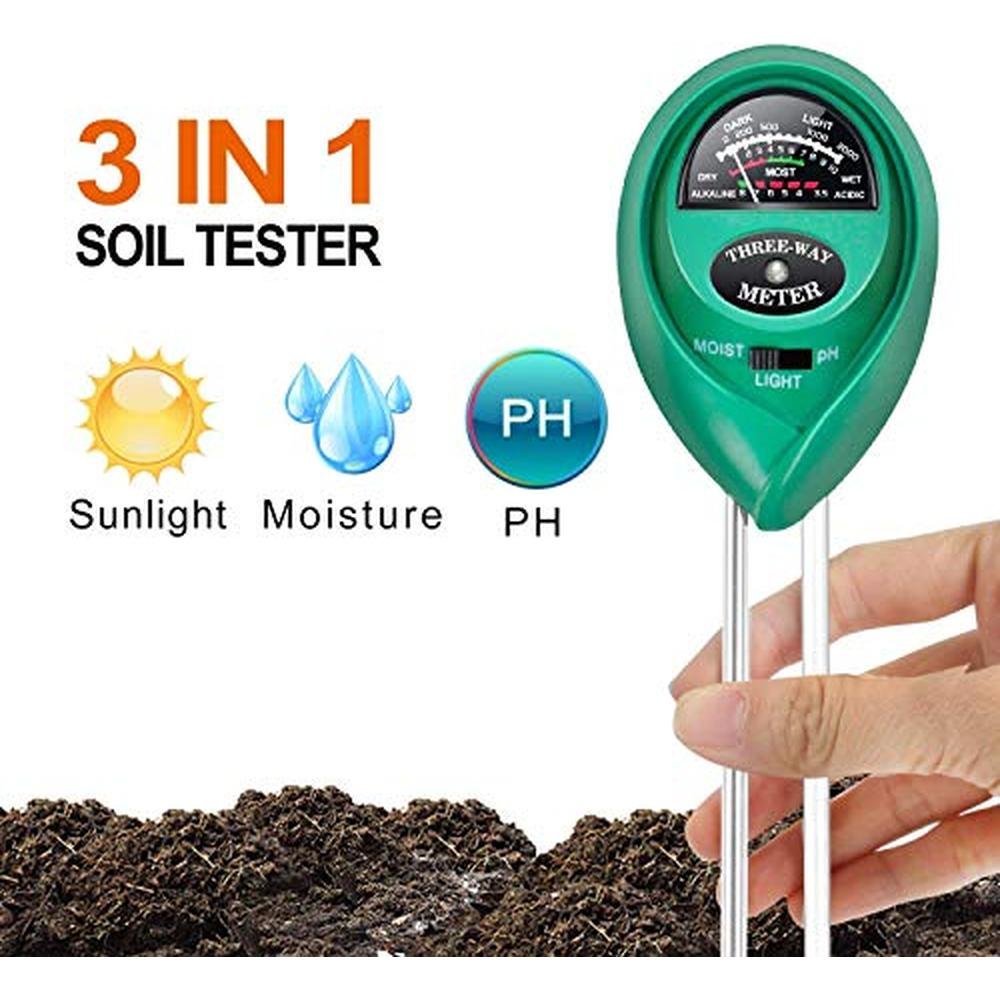 Optimize Soil Conditions with the iPower 3-in-1 Soil Test – Side View