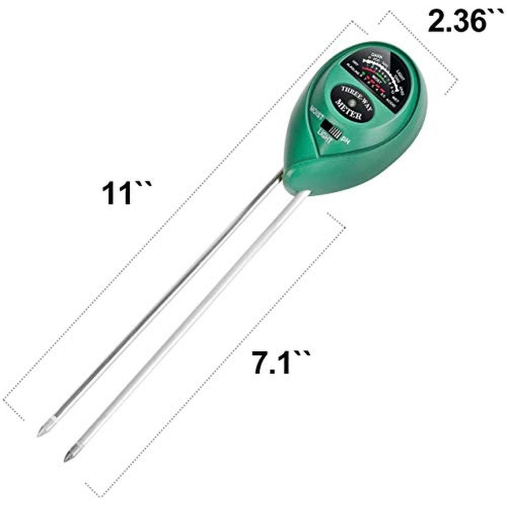 Optimize Soil Conditions with the iPower 3-in-1 Soil Test – Close-up Detail