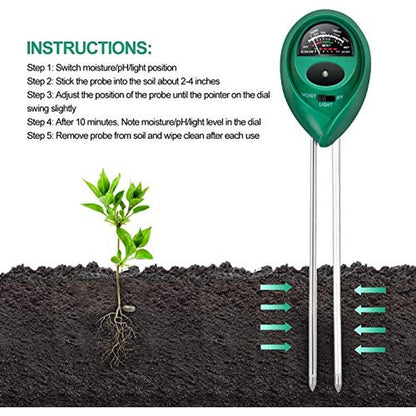 Optimize Soil Conditions with the iPower 3-in-1 Soil Test – Packaging