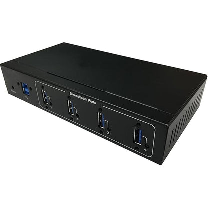 4-Port USB 3.0 Mountable Industrial Hub with Screw Locked – In Use
