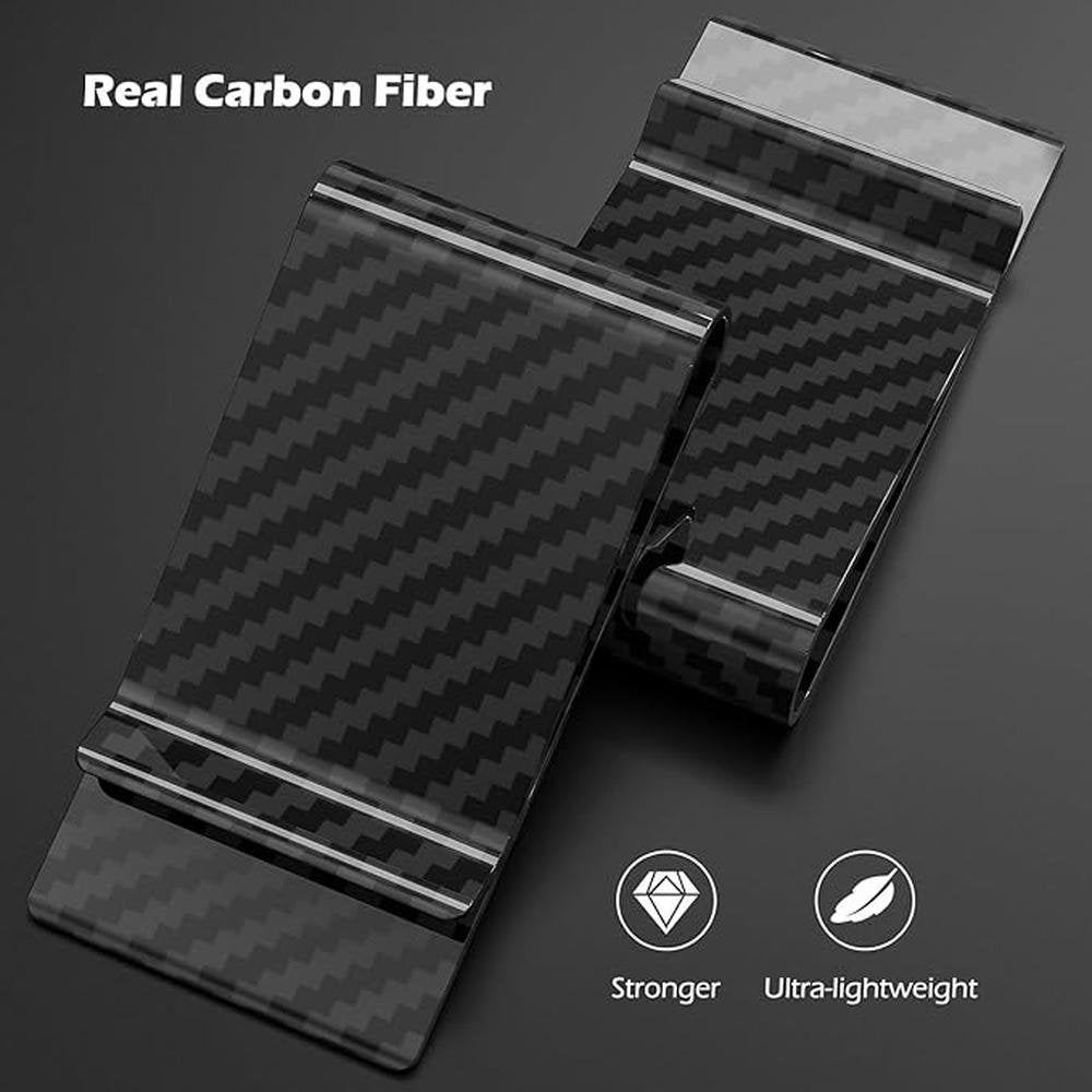 Clip Travelambo: Travelambo Money Clip for Men Carbon Fiber – Packaging