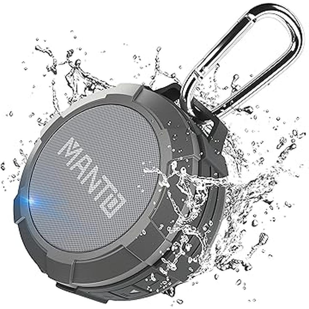 Speaker Best: MANTO Cuckoo Portable Bluetooth Speaker IPX5 – Front View