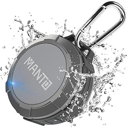 Speaker Best: MANTO Cuckoo Portable Bluetooth Speaker IPX5 – Front View
