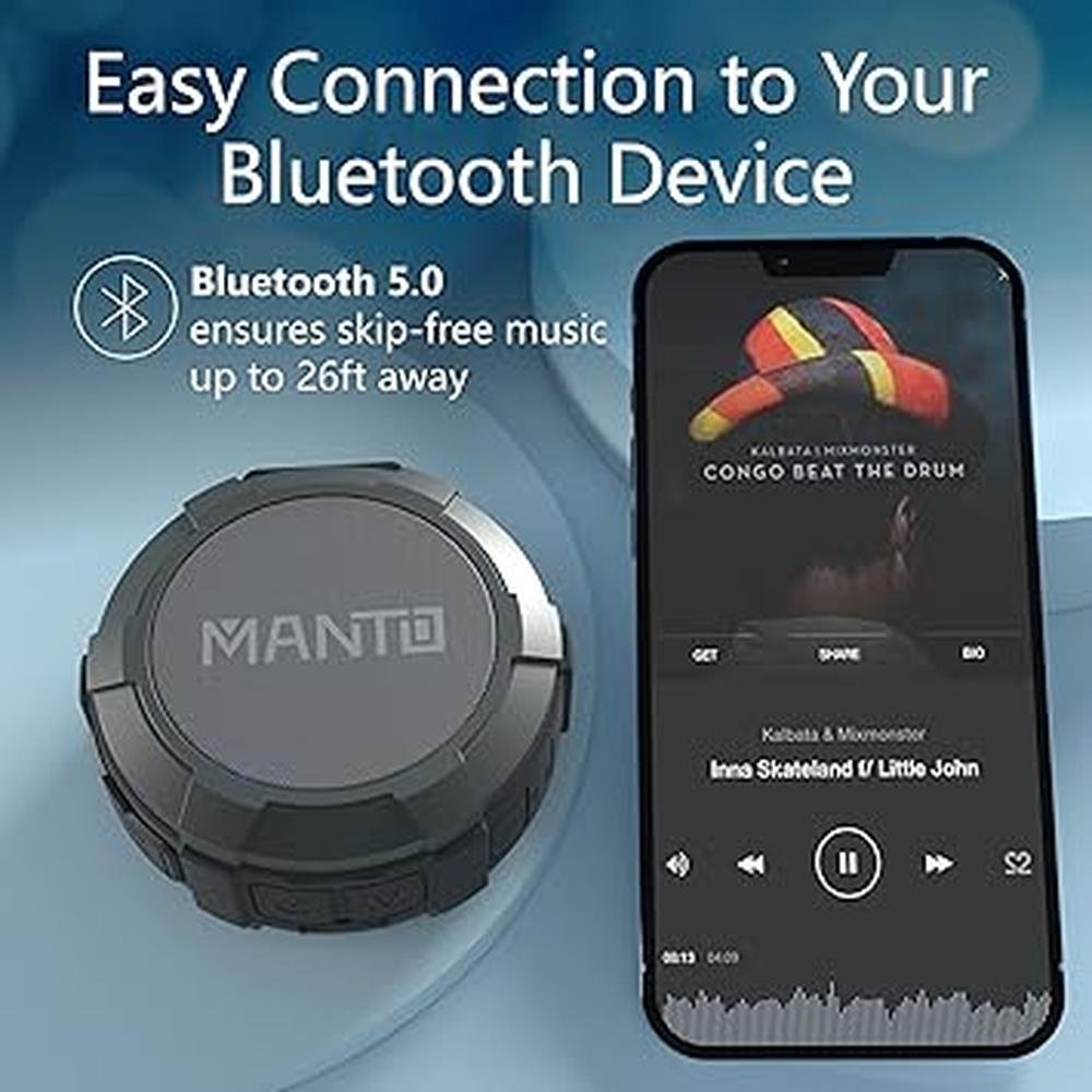 Speaker Best: MANTO Cuckoo Portable Bluetooth Speaker IPX5 – In Use