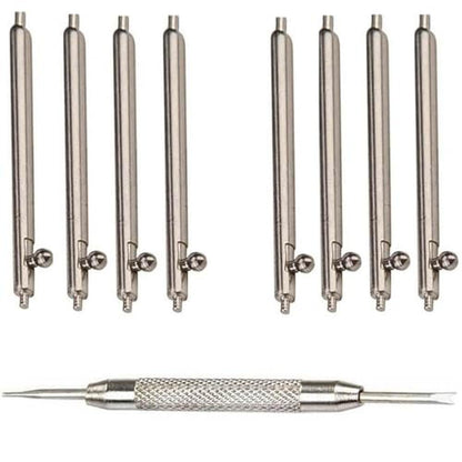 Watch 22mm: Premium Quick Release Spring Bars – Front View