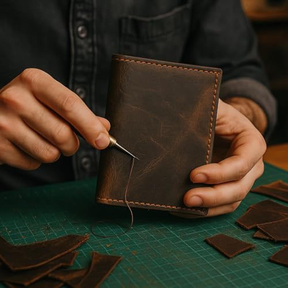 RFID Blocking Bifold Hipster Credit Card Wallet Premium – In Use
