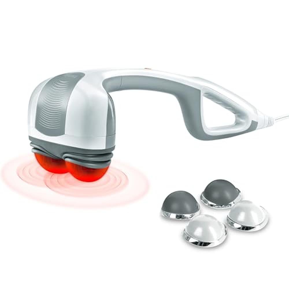 Back Massager: Homedics Heated Automatic Percussion Massager – Front View