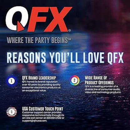 Cassette Tape: QFX Retro 39 Portable USB to Cassette Tape – Side View