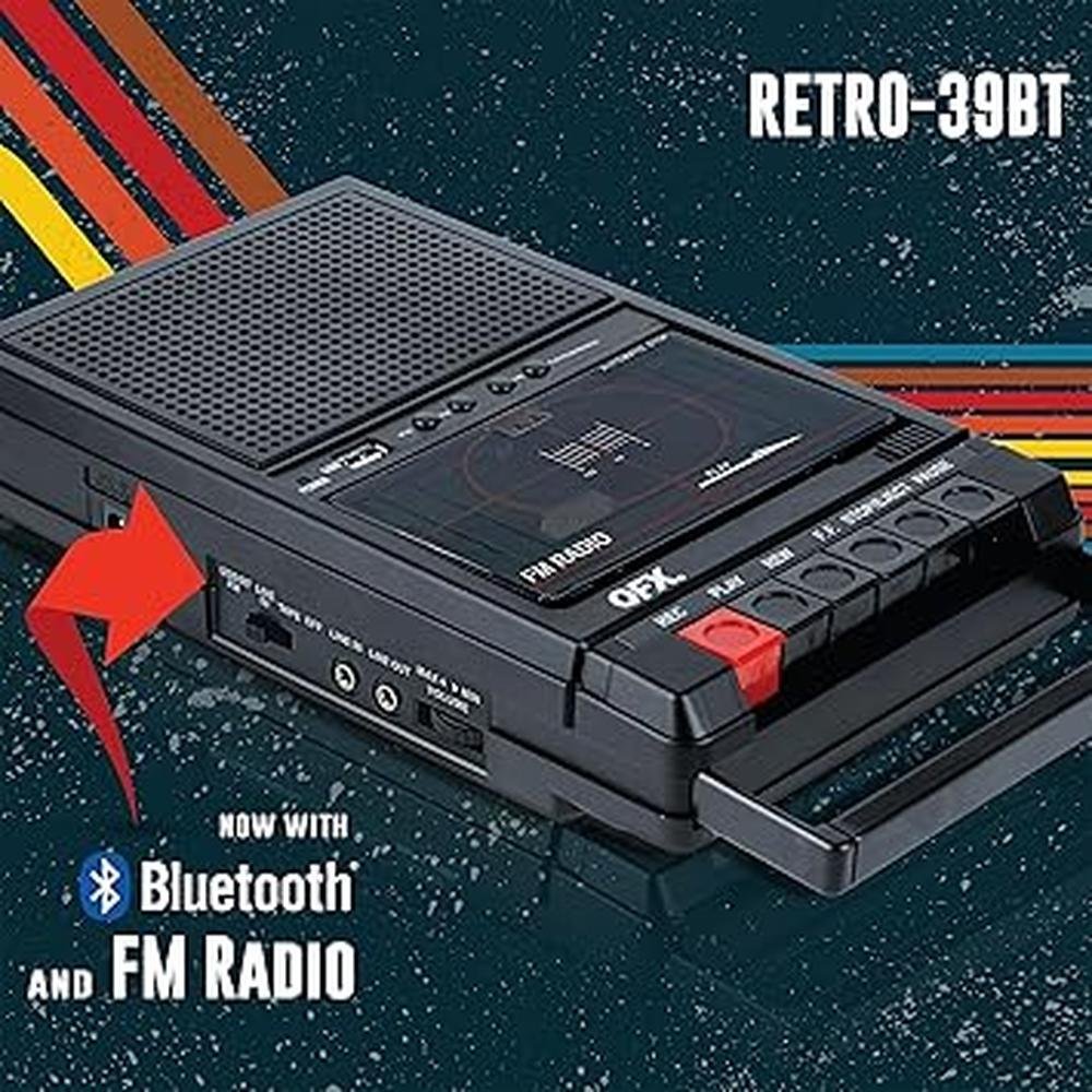 Cassette Tape: QFX Retro 39 Portable USB to Cassette Tape – Packaging
