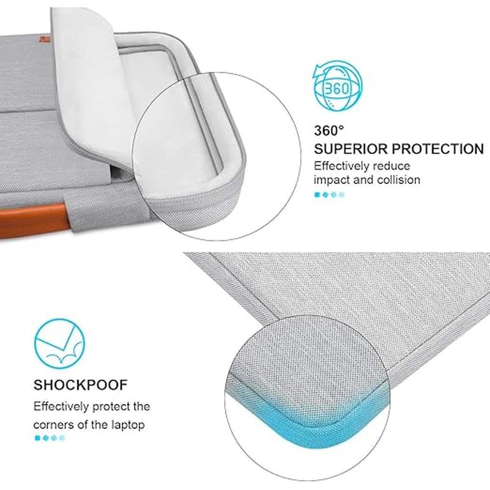 Case Laptop: Lacdo 360 Protective Sleeve Case for 14-inch – Close-up Detail