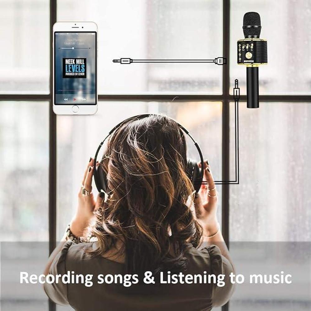 Bonaok Wireless Bluetooth Karaoke Microphone – Packaging