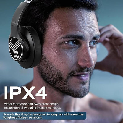 TREBLAB Z2 Active Noise Cancelling Workout Headphones – Side View