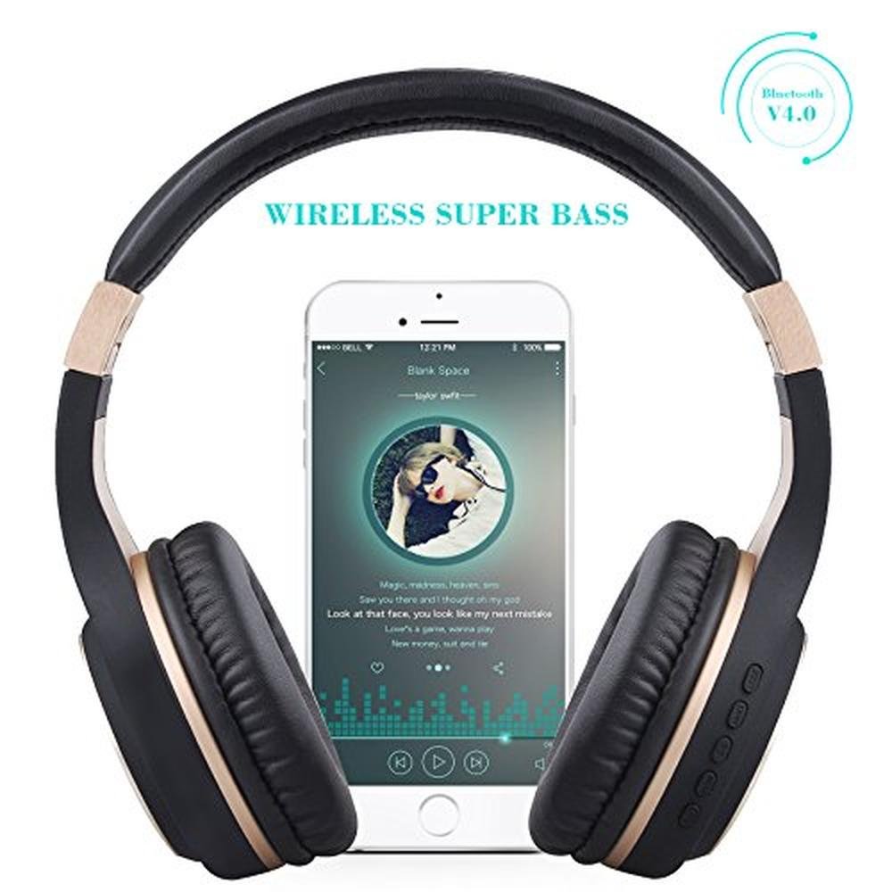 Premium Bluetooth Headphones: Riwbox XBT-80 – Side View
