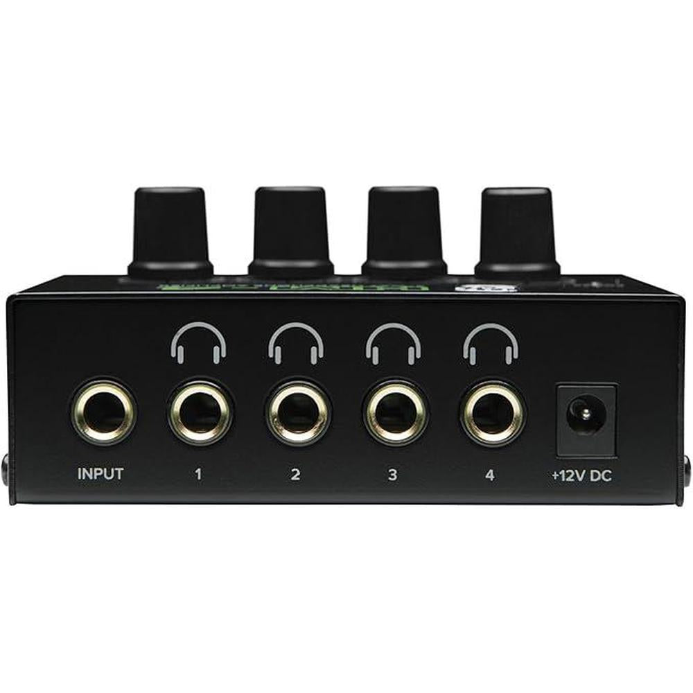 Mackie Headphone: Mackie HM-4 4-Way Headphone Amplifier – Side View