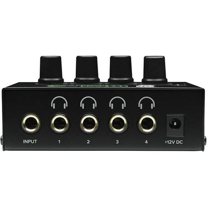 Mackie Headphone: Mackie HM-4 4-Way Headphone Amplifier – Side View
