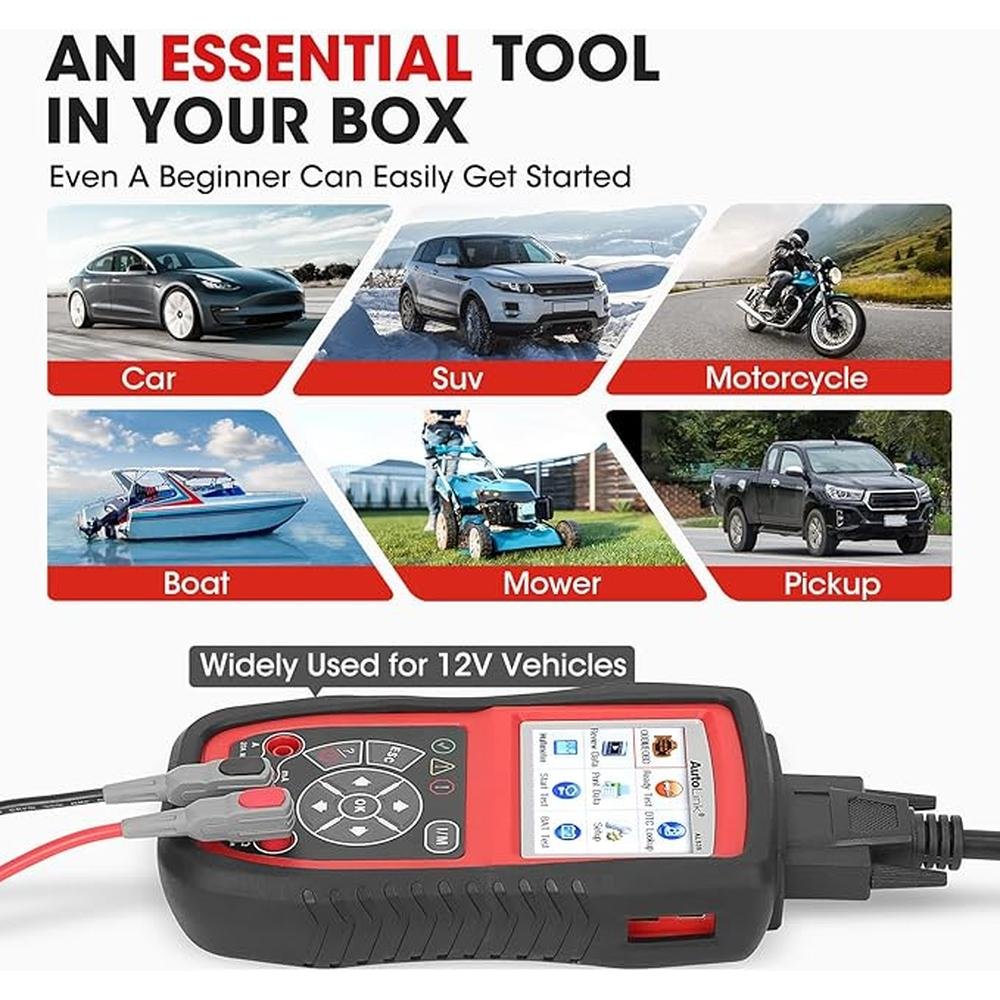 Autel AL539B: Autel AL539B OBD2 Scanner 3-in-1 Code Reader – Packaging