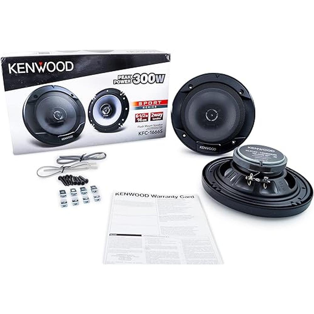 Car Kenwood: Kenwood KFC-1666S 6.1 2-Way Speakers – Side View