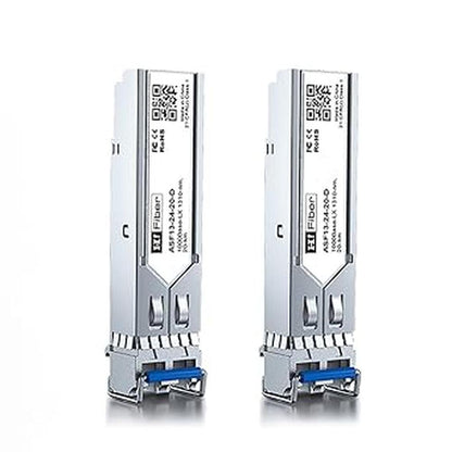 25g Single Mode SFP: Cisco Compatible 1000Base-LX/LH Fiber – Front View