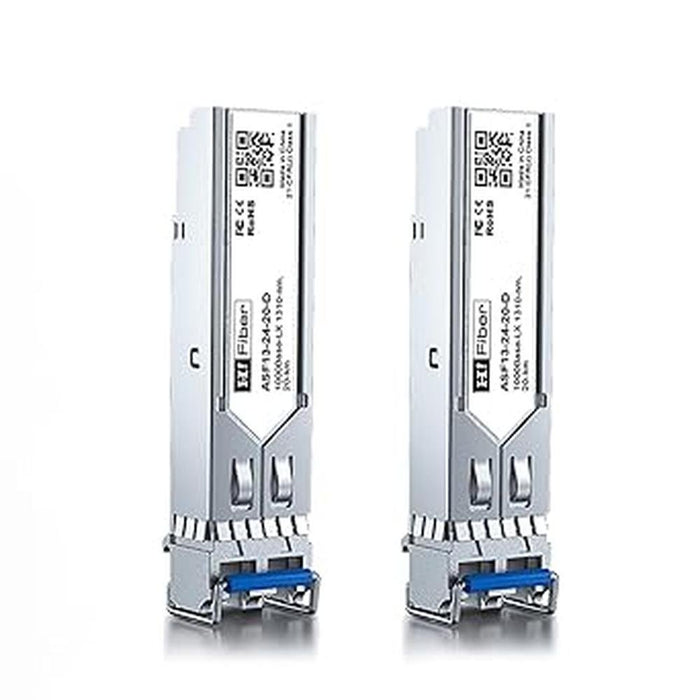25g Single Mode SFP: Cisco Compatible 1000Base-LX/LH Fiber – Front View
