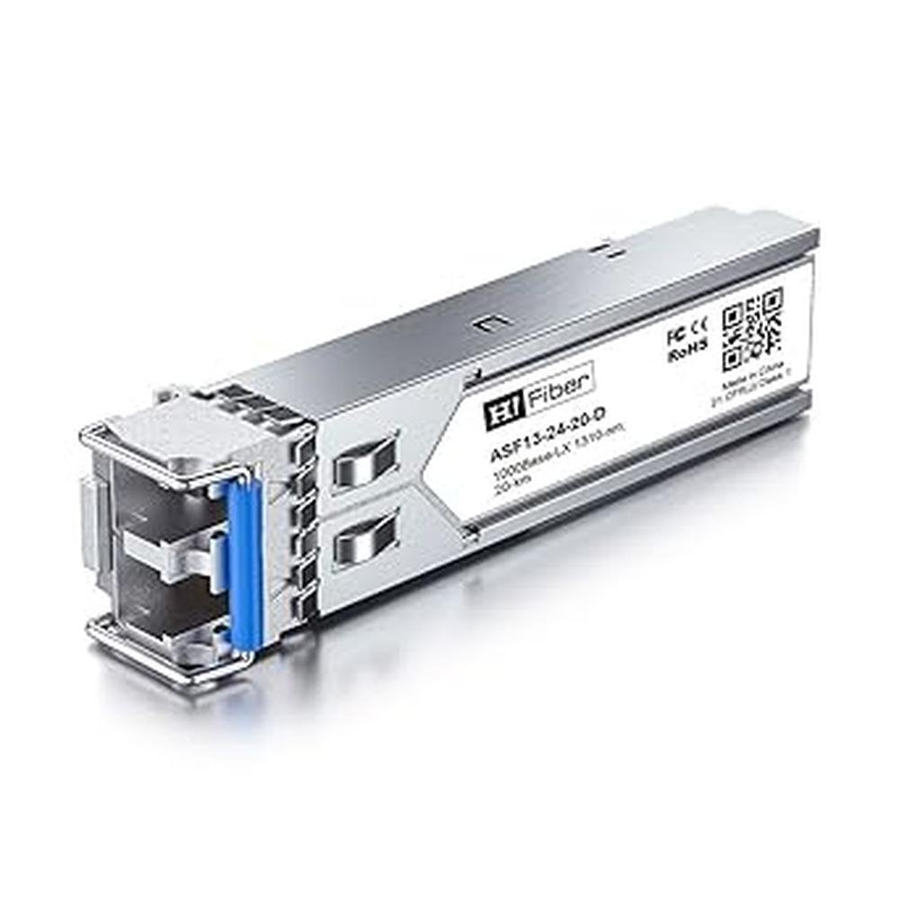 25g Single Mode SFP: Cisco Compatible 1000Base-LX/LH Fiber – Close-up Detail