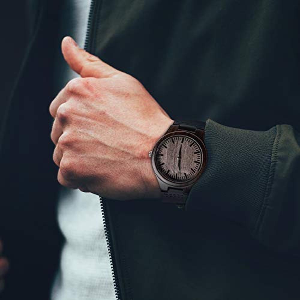 Engraved Wooden Watch: Unique Wedding Gifts Anniversary for – Packaging