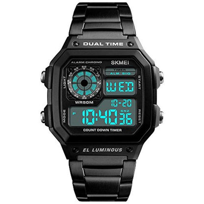 Fanmis Men's Luxury Digital Quartz Waterproof Wrist Watch – Front View