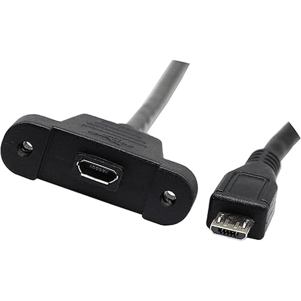 Cable Data: zdyCGTime 30cm Micro USB Panel Mount Cable – In Use
