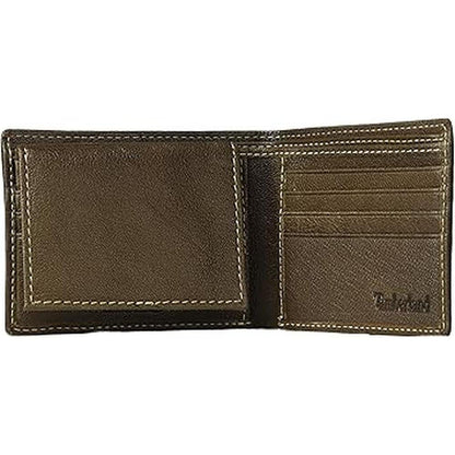 Timberland Men's Leather Passcase Security RFID Wallet – Packaging
