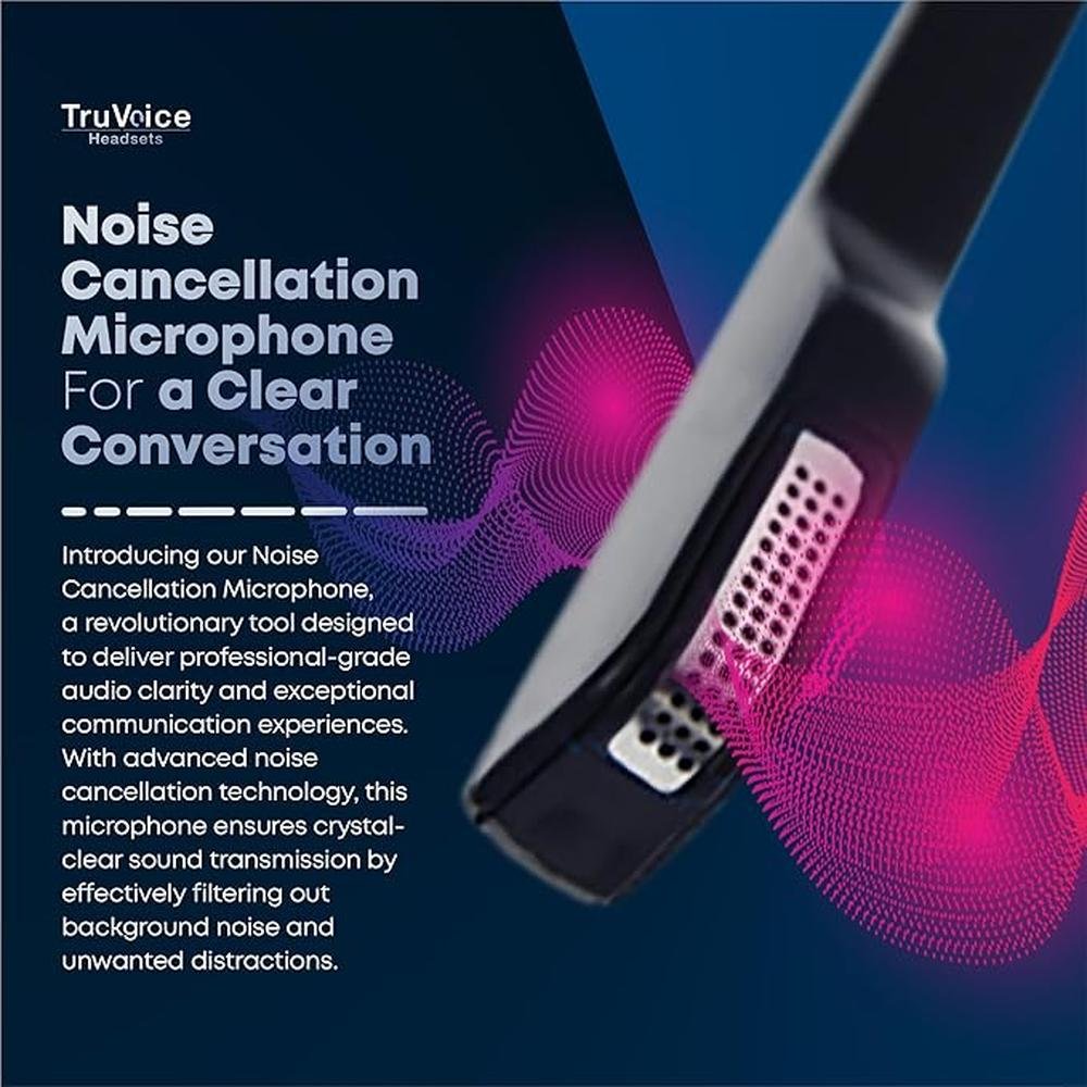 TruVoice Computer Headset Bundle for Training – Close-up Detail