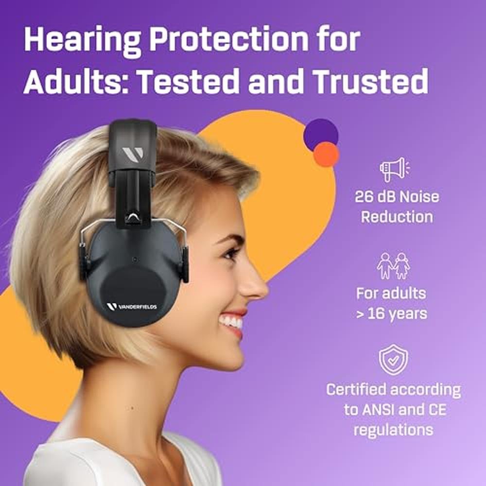 Ear Protection: Vanderfields Hearing Protection Ear Muffs – Side View