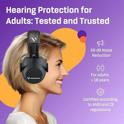 Ear Protection: Vanderfields Hearing Protection Ear Muffs – Side View