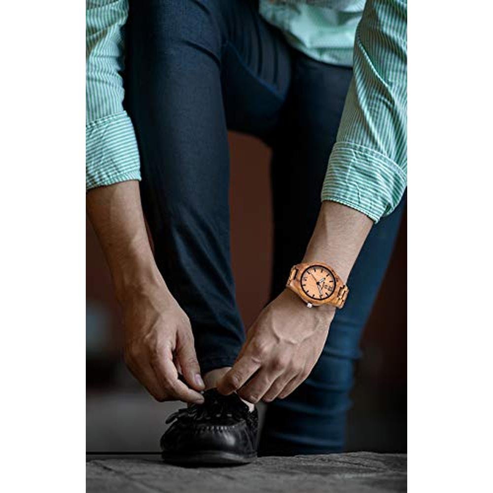 Watch Wooden: MUJUZE Wood Watch Handmade Lightweight Wooden – Packaging