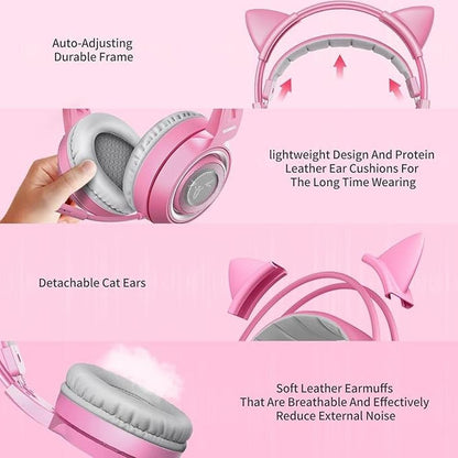 SOMIC G951pink Gaming Headset for PC – Side View