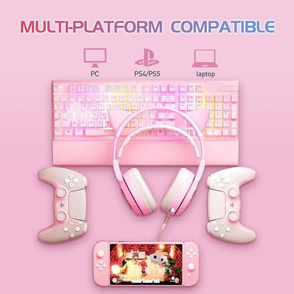 SOMIC G951pink Gaming Headset for PC – Packaging